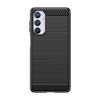 Flexible carbon pattern case for Samsung Galaxy M54 Carbon Case - black