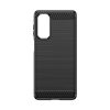 Flexible carbon pattern case for Samsung Galaxy M54 Carbon Case - black