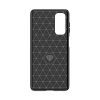 Flexible carbon pattern case for Samsung Galaxy M54 Carbon Case - black