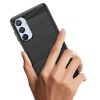 Flexible carbon pattern case for Samsung Galaxy M54 Carbon Case - black