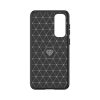 Flexible carbon pattern case for Samsung Galaxy S23 FE Carbon Case - black