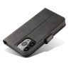 Magnet Case with flap and wallet for Samsung M14 - black