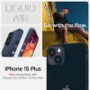 Spigen Liquid Air, navy blue - iPhone 15 Plus