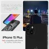 Spigen Ultra Hybrid Mag Case with MagSafe for iPhone 15 Plus - Dark Gray (Zero One Pattern)