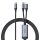 2 in 1 cable Joyroom speedy series SA21-1T2 USB-C - USB-C / Lightning 100W 1.5m black