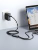 2 in 1 cable Joyroom speedy series SA21-1T2 USB-C - USB-C / Lightning 100W 1.5m black