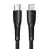 Joyroom Starry Series SA32-CC3 USB-C / USB-C cable 60W 1m - black