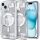 Spigen Ultra Hybrid Mag Case with MagSafe for iPhone 15 Plus - White (Zero One Pattern)