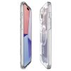 Spigen Ultra Hybrid Mag Case with MagSafe for iPhone 15 Plus - White (Zero One Pattern)