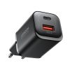 Joyroom JR-TCF08EU Speed ​​Series 30W PD/QC/AFC/FCP fast wall charger - black