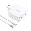 Ugreen Nexode CD289 GaN network charger USB-A/2xUSB-C 140W + USB-C - USB-C cable 1.5m - white