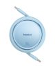 Baseus Free2Draw Mini USB-C - USB-C 100W 1m retractable cable - blue