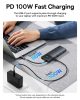 USB HUB 11in1 Baseus Metal Gleam Series II USB-A/USB-C PD/HDMI/DP/RJ45/SD/TF - black