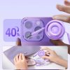 Joyroom S-A40 Colorful Series 3in1 retractable cable USB-A to USB-C / Lightning / microUSB 1m - purple