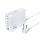 Dudao A228EU GaN charger 1x USB-A 4x USB-C PD 228W - white