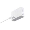 Dudao A228EU GaN charger 1x USB-A 4x USB-C PD 228W - white