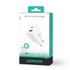 EU Joyroom JR-TCF05 20W USB-A USB-C charger + USB-C cable - white