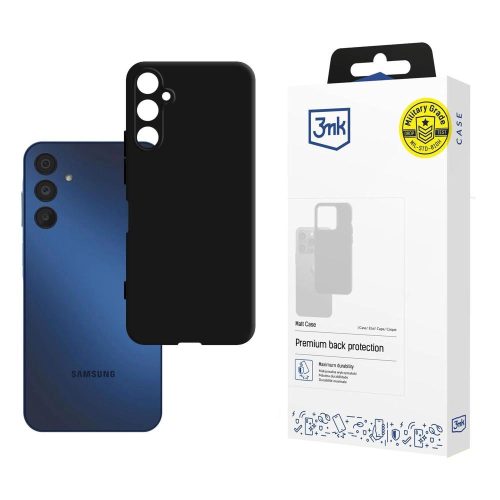 3mk Matt Case for Samsung Galaxy A15 5G - black