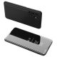 Clear View Case for Samsung S24 with flap - black