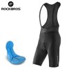 Rockbros RK2002XL cycling shorts short XL with padded bib shorts - black