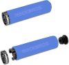 Rockbros BT1001BLBK sponge bicycle handlebar grips - blue and black