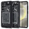 Spigen Ultra Hybrid case for Samsung Galaxy S24 - dark gray (Zero One pattern)