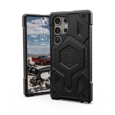 UAG Monarch case for Samsung Galaxy S24 Ultra - black carbon