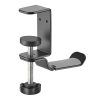 Silver Monkey HM200 headphone holder for desk - black