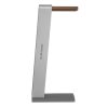 Silver Monkey HS400 headphone stand made of aluminum and wood - silver