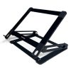 Silver Monkey US-600 stand for laptops up to 17.3'', aluminum - black