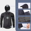 Rockbros YPY013BK3XL Rain Jacket Breathable Windproof XXXL - Black