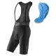 Rockbros RK2002M short bib shorts with M insert - black