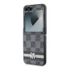 DKNY Checkered Pattern Printed Stripes case for Samsung Galaxy Z Flip 6 - black