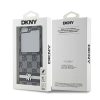 DKNY Checkered Pattern Printed Stripes case for Samsung Galaxy Z Flip 6 - black