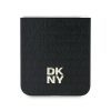 DKNY Repeat Pattern Stack Logo Case for Samsung Galaxy Z Flip6 - Black