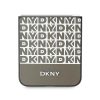 DKNY Repeat Pattern Bottom Stripe Case for Samsung Galaxy Z Flip 6 - Brown