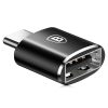 Baseus adapter from USB to USB Type C OTG black (CATOTG-01)