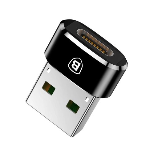 Baseus adapter from USB Type-C to USB black (CAAOTG-01)