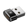 Baseus adapter from USB Type-C to USB black (CAAOTG-01)