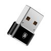 Baseus adapter from USB Type-C to USB black (CAAOTG-01)