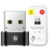 Baseus adapter from USB Type-C to USB black (CAAOTG-01)