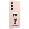 SAMSUNG GALAXY S23 KARL LAGERFELD SZILIKON IKONIK  PINK telefontok