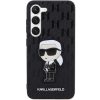 SAMSUNG GALAXY S23 KARL LAGERFELD TOK SAFFIANO MONOGRAM IKONIK FEKETE telefontok