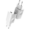 Baseus Charging Quick Charger EU power supply adapter USB Quick Charge 3.0 QC 3.0 white (CCALL-BX02)