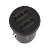 Baseus Grain Car Charger mini car charger 2x USB 3.1A black (CCALL-ML01)