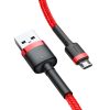 Baseus Cafule Cable durable nylon cable USB / micro USB 1.5A 2M red (CAMKLF-C09)