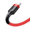 Baseus Cafule Cable durable nylon cable USB / USB-C QC3.0 3A 0.5M red (CATKLF-A09)