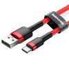 Baseus Cafule Cable durable nylon cable USB / USB-C QC3.0 3A 0.5M red (CATKLF-A09)