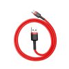 Baseus Cafule Cable durable nylon cable USB / USB-C QC3.0 3A 0.5M red (CATKLF-A09)