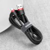 Baseus Cafule Cable durable nylon cable USB / USB-C QC3.0 3A 0.5M black-red (CATKLF-A91)